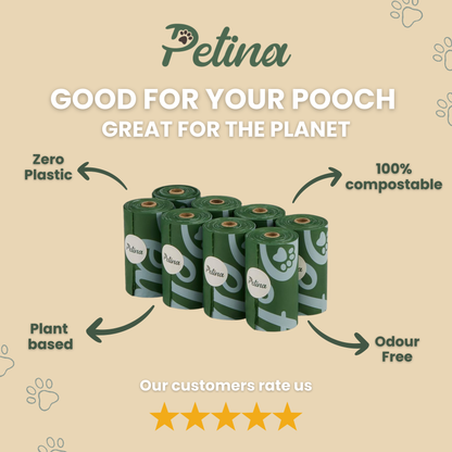 Petina - Compostable Dog poo bags
