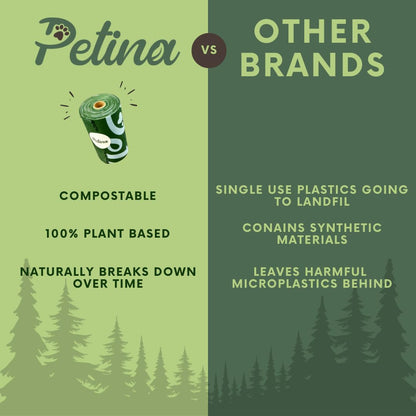 Petina - Compostable Dog poo bags